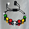 Prise de vue studio bracelet Shamballa Blue Music Tools